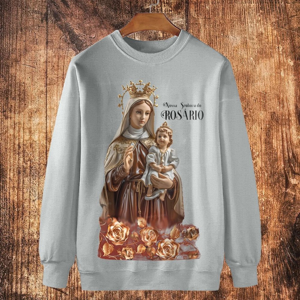 Nossa Senhora Do Rosário Cotton Crewneck Sweatshirt