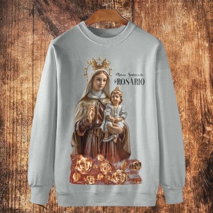 Nossa Senhora Do Rosário Cotton Crewneck Sweatshirt