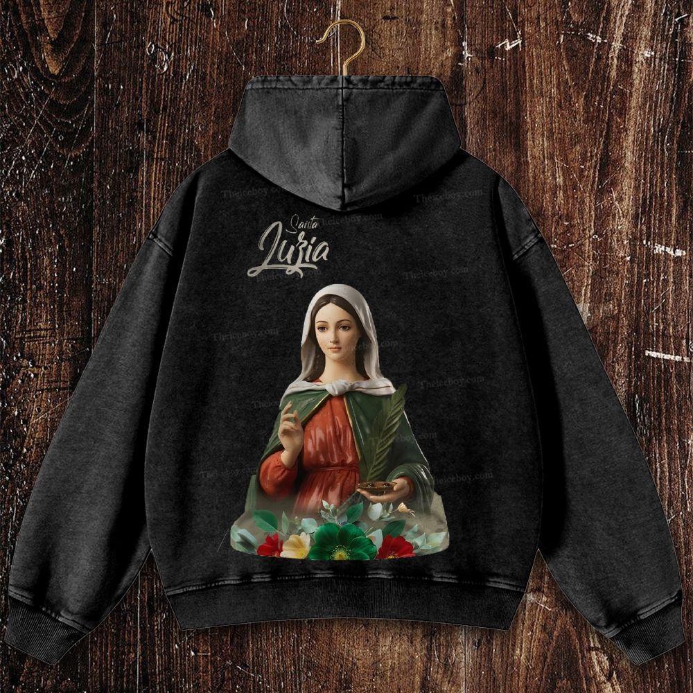 Nossa Senhora Da Misericórdia Christian Washed Hoodie