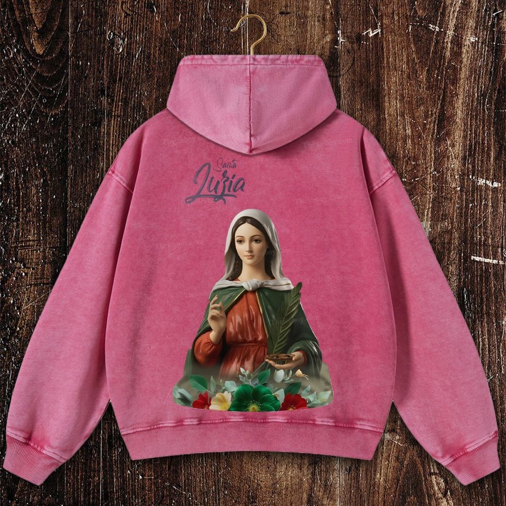 Nossa Senhora Da Misericórdia Christian Washed Hoodie