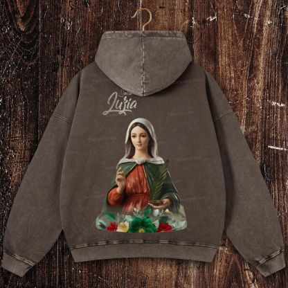 Nossa Senhora Da Misericórdia Christian Washed Hoodie
