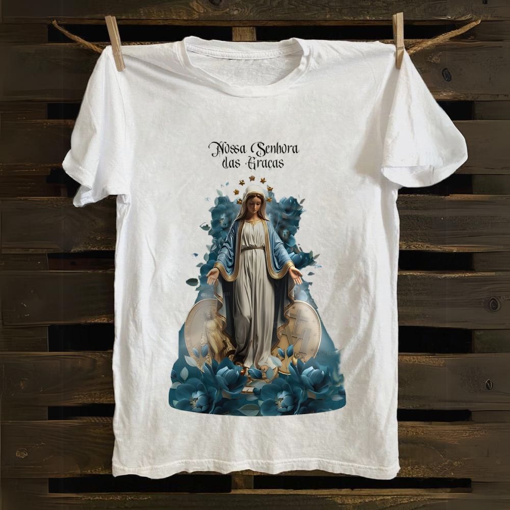 Virgin Mary Cotton T-shirt