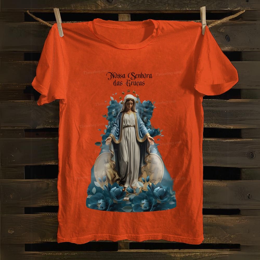 Virgin Mary Cotton T-shirt