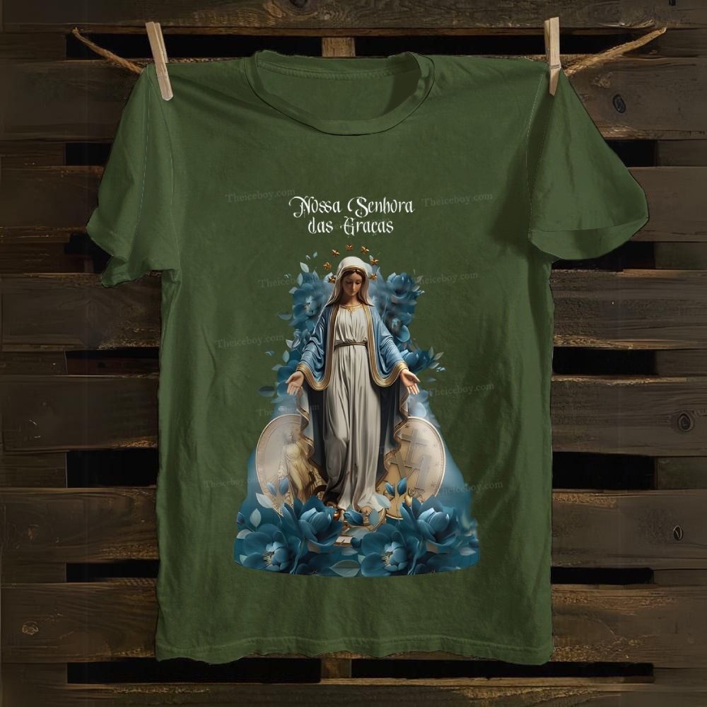 Virgin Mary Cotton T-shirt