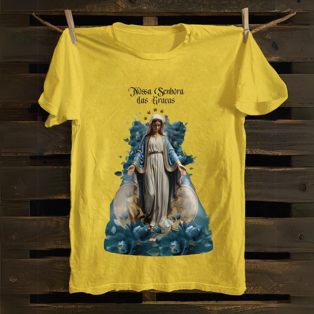 Virgin Mary Cotton T-shirt