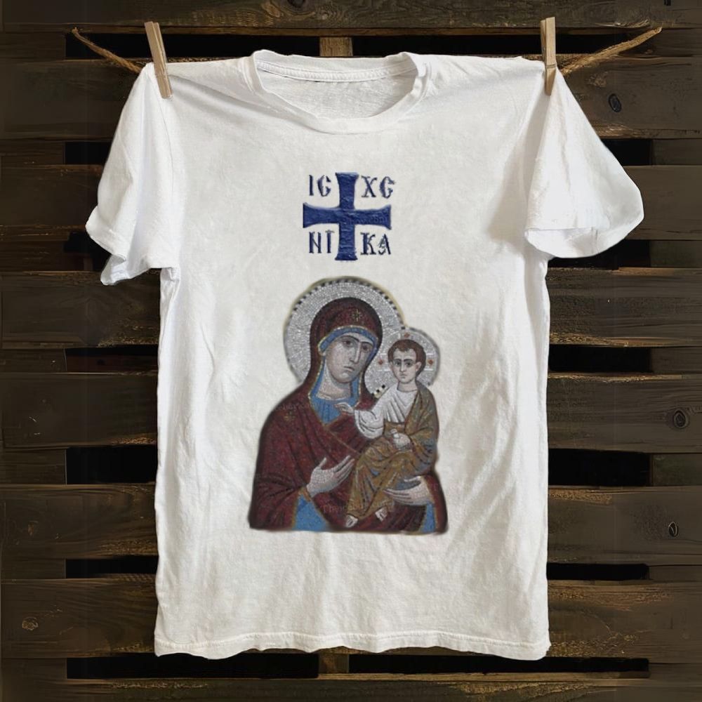 IC XC NIKA Orthodox Icons Cotton T-shirt