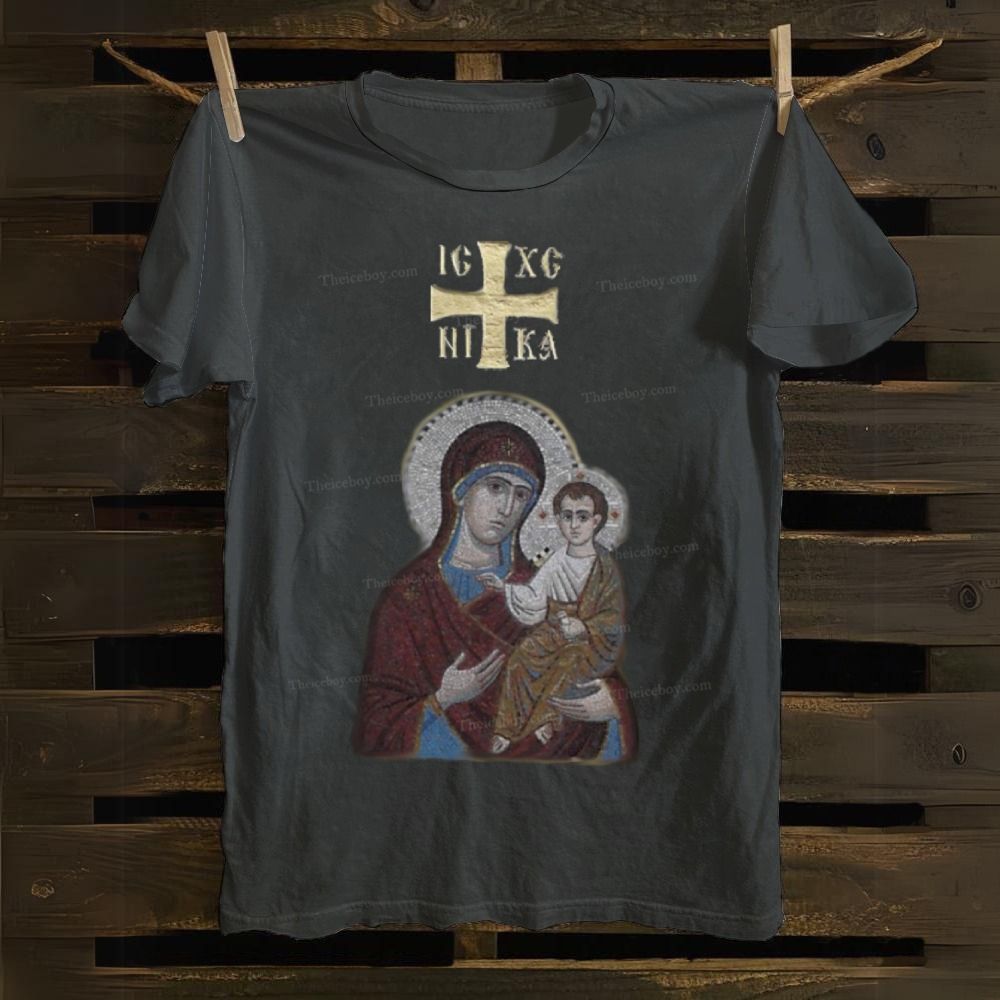 IC XC NIKA Orthodox Icons Cotton T-shirt
