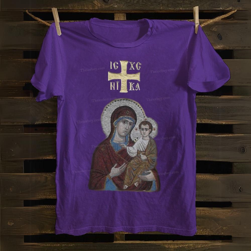 IC XC NIKA Orthodox Icons Cotton T-shirt