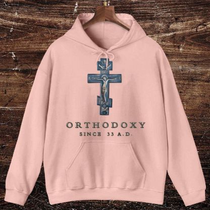 Orthodox since 33 A.D. Oversized Cotton Hoodies