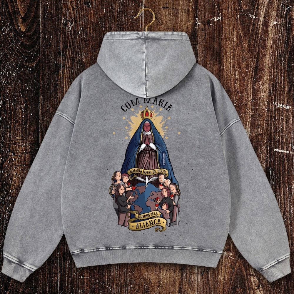 Com Maria Christian Washed Hoodie