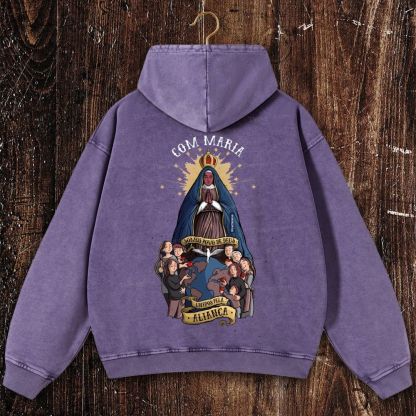 Com Maria Christian Washed Hoodie