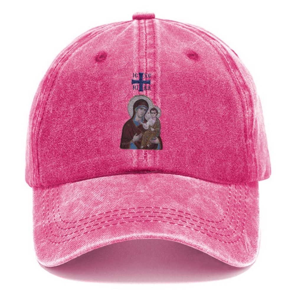 IC XC NIKA Orthodox Icons Unisex Vintage Casual Washed Cap