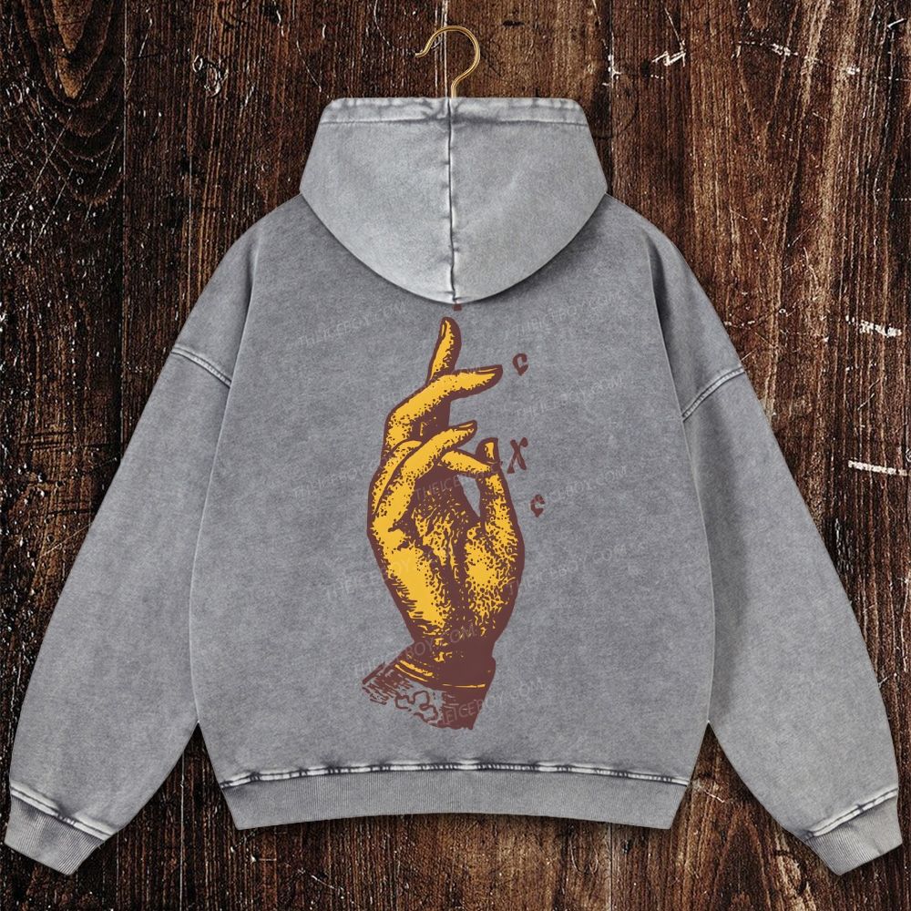 ICXC NIKA(Jesus Christ Conquers) Christian Washed Hoodie