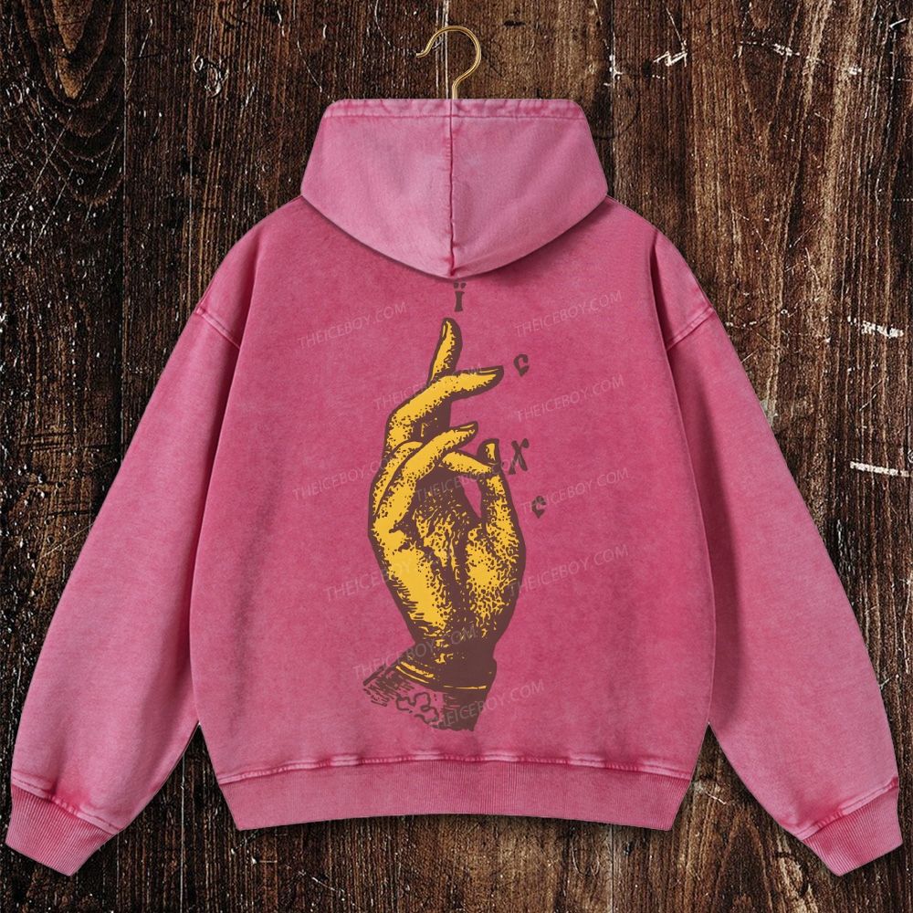 ICXC NIKA(Jesus Christ Conquers) Christian Washed Hoodie
