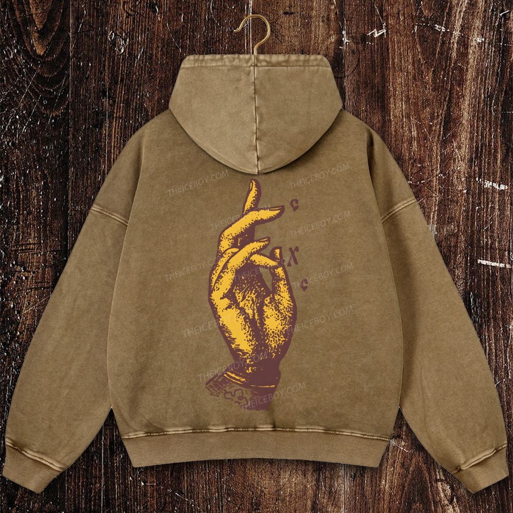 ICXC NIKA(Jesus Christ Conquers) Christian Washed Hoodie