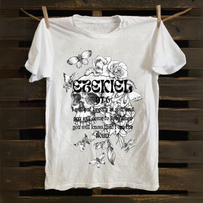Ezekiel 37:6 Cotton T-shirt