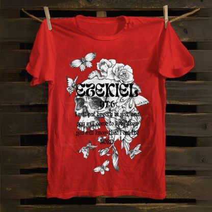 Ezekiel 37:6 Cotton T-shirt