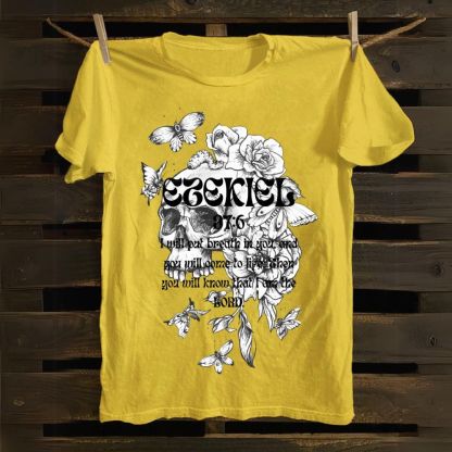 Ezekiel 37:6 Cotton T-shirt
