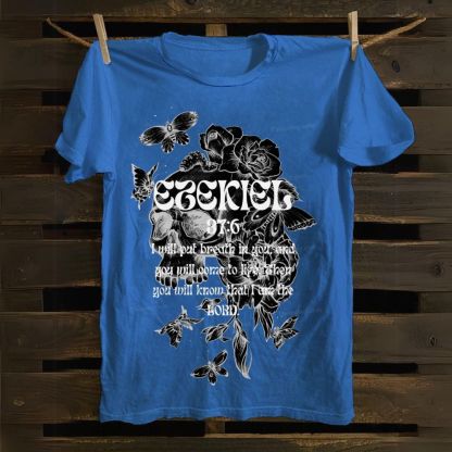Ezekiel 37:6 Cotton T-shirt