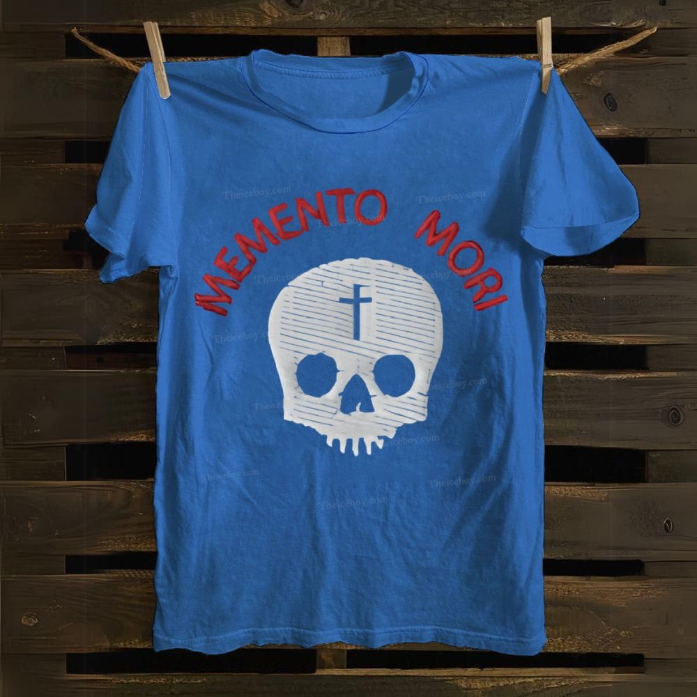 Memento Mori Death Gothic Skull Cotton T-shirt