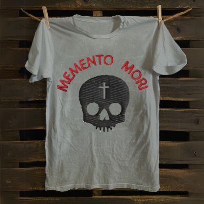 Memento Mori Death Gothic Skull Cotton T-shirt