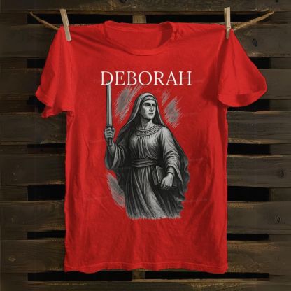 Deborah Bible Hero Faith in God Cotton T-shirt 