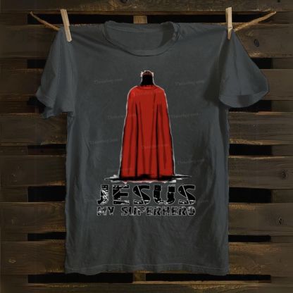 Jesus My Superhero Cotton T-shirt
