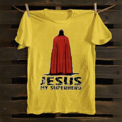 Jesus My Superhero Cotton T-shirt