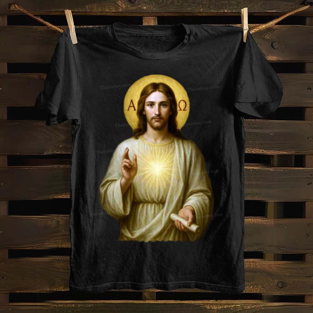Alpha and the Omega Icon Cotton T-shirt