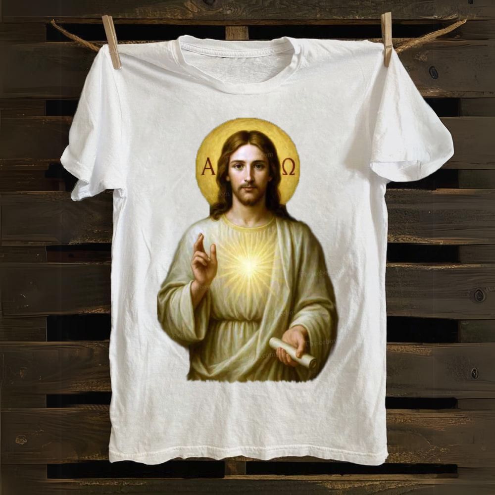 Alpha and the Omega Icon Cotton T-shirt