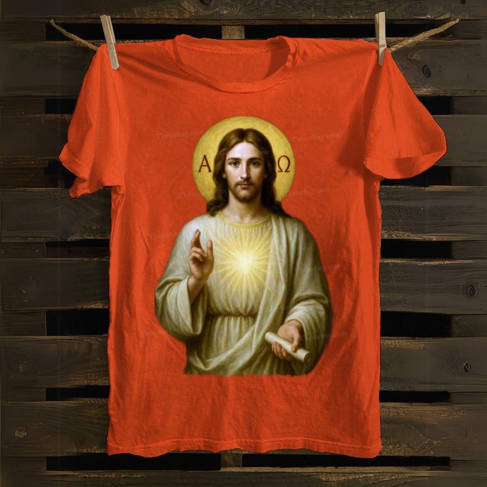 Alpha and the Omega Icon Cotton T-shirt