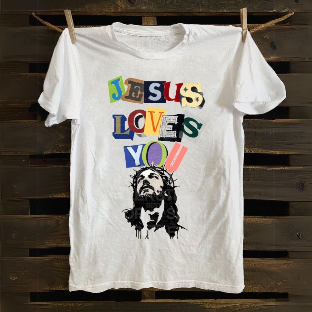Jesus Loves You Cotton T-shirt