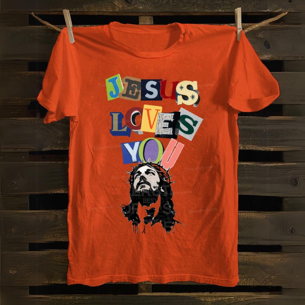 Jesus Loves You Cotton T-shirt