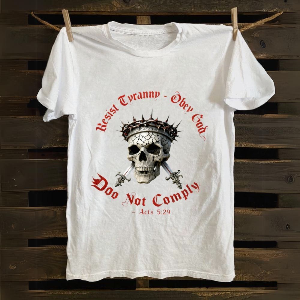 Acts 5：29 Cotton T-shirt