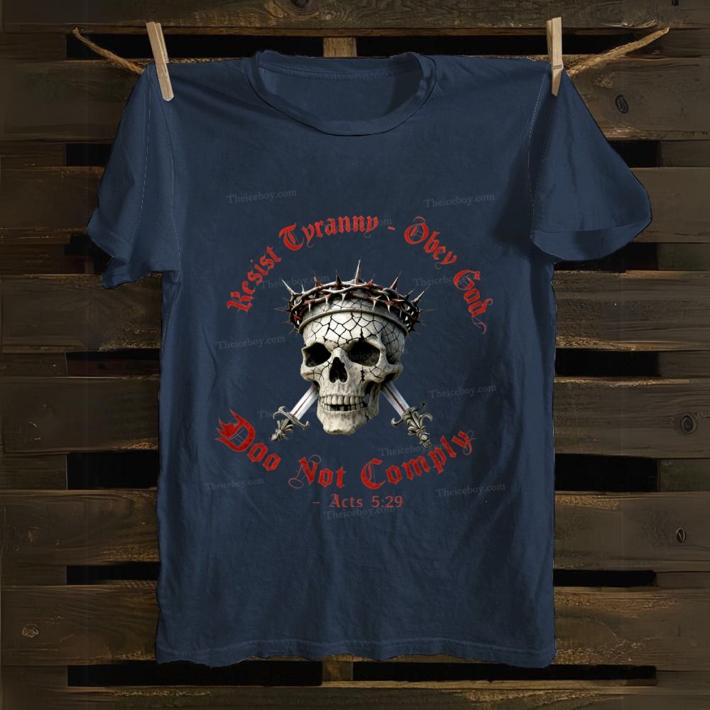 Acts 5：29 Cotton T-shirt