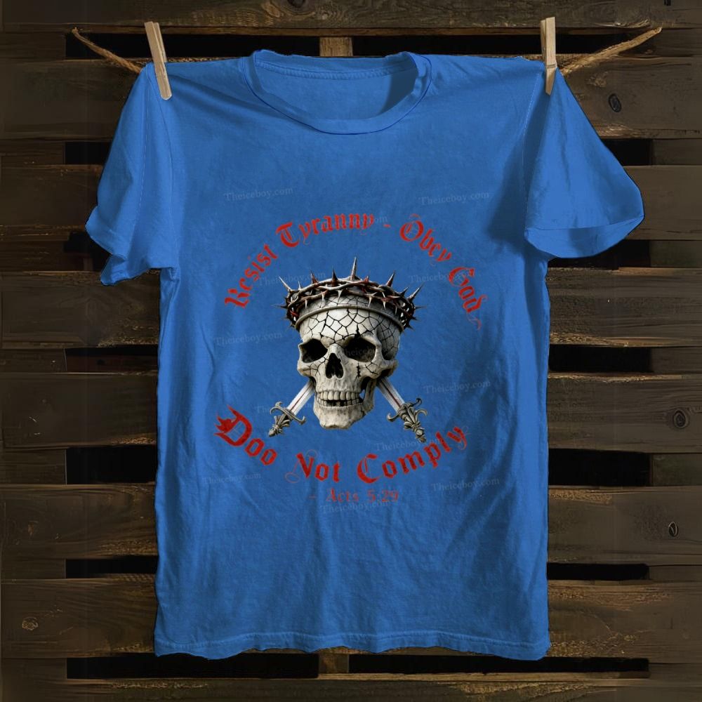 Acts 5：29 Cotton T-shirt