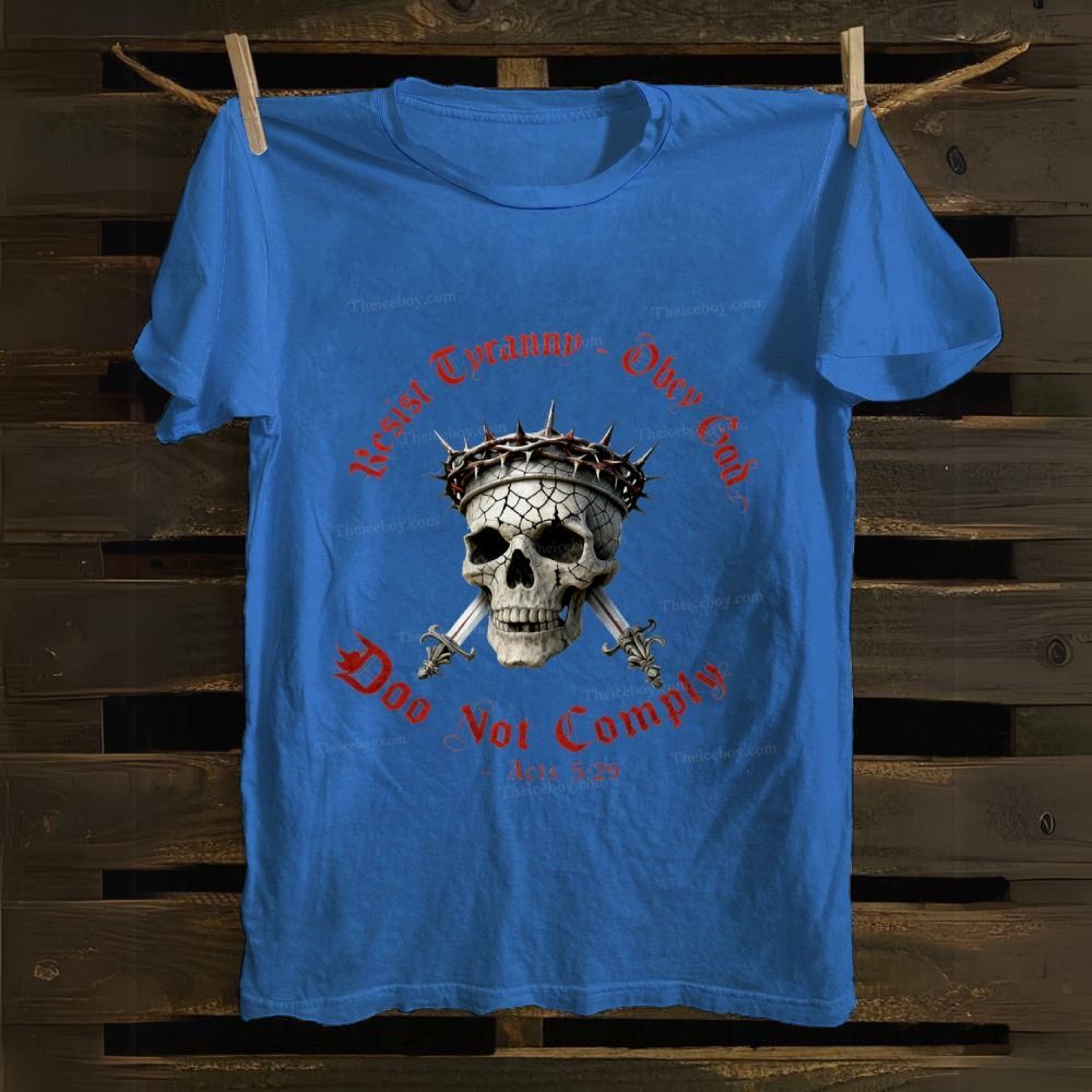 Acts 5：29 Cotton T-shirt