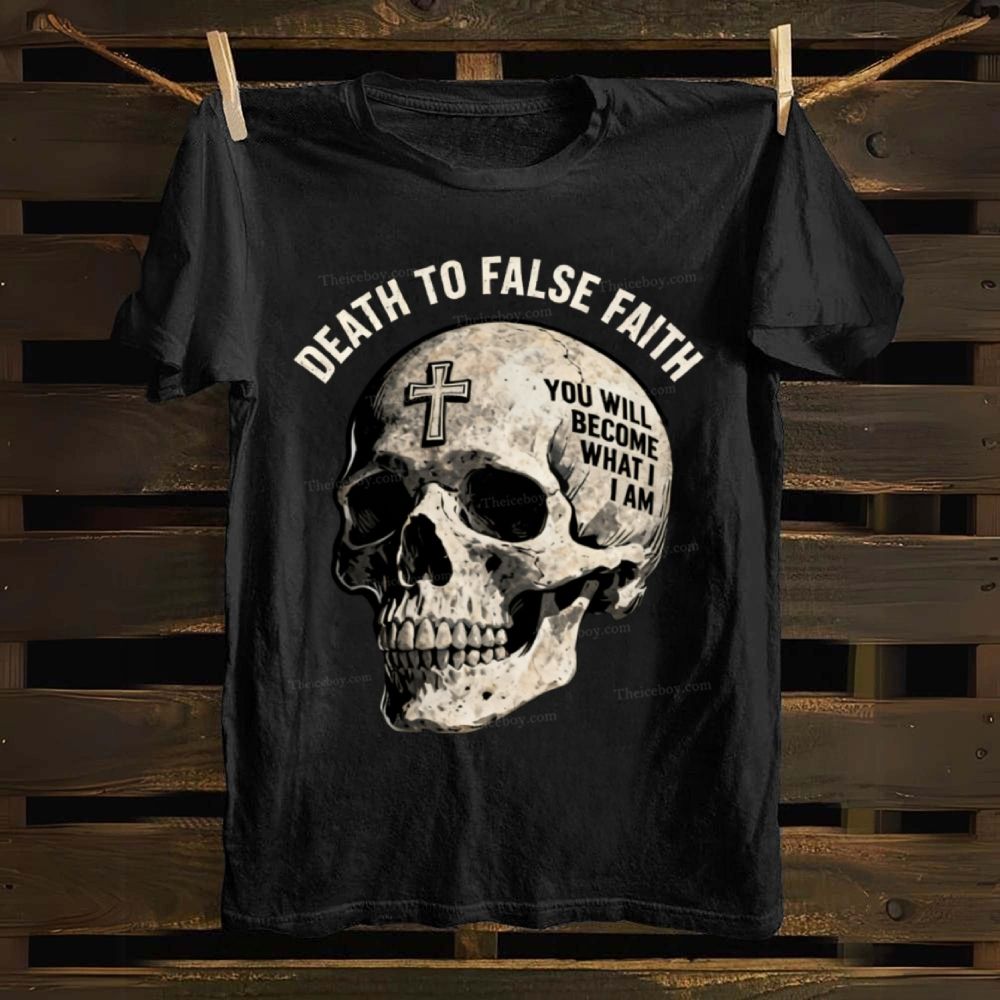 Skull&Christ Faith Cotton T-shirt