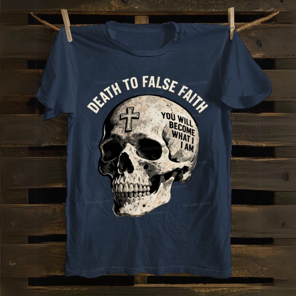 Skull&Christ Faith Cotton T-shirt
