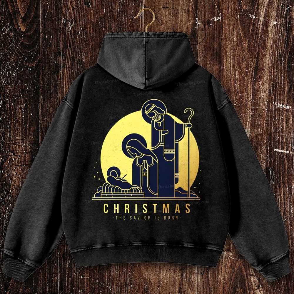 Christmas Washed Hoodie