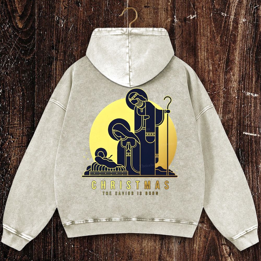 Christmas Washed Hoodie