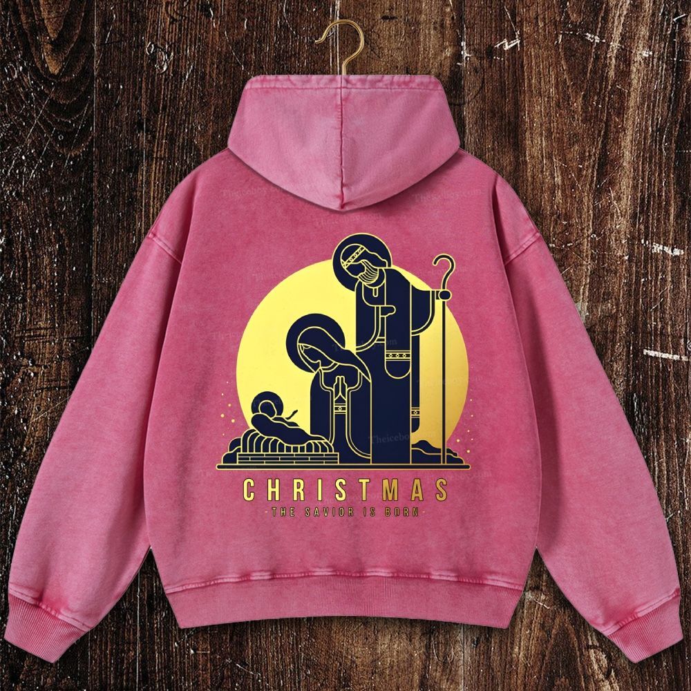 Christmas Washed Hoodie