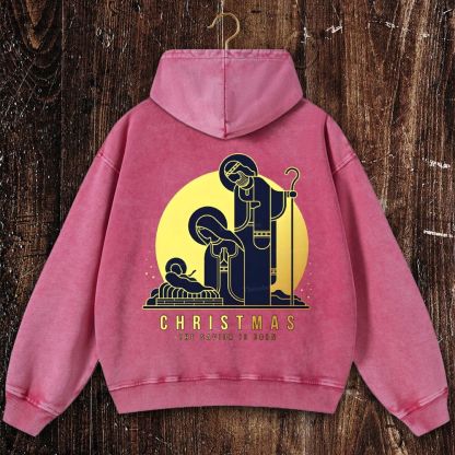 Christmas Washed Hoodie