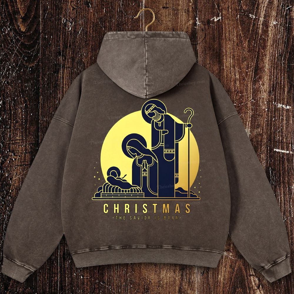Christmas Washed Hoodie
