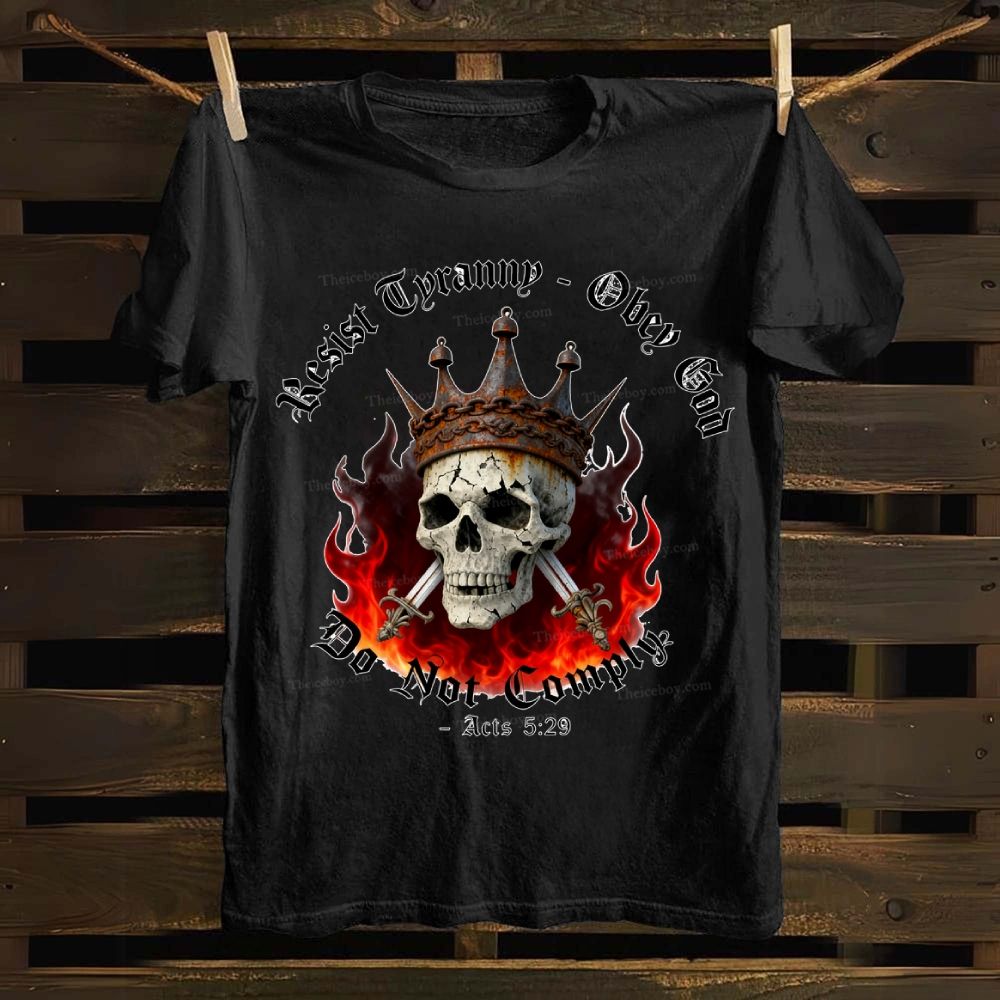 Resisting Tyranny—Obeying God Cotton T-shirt