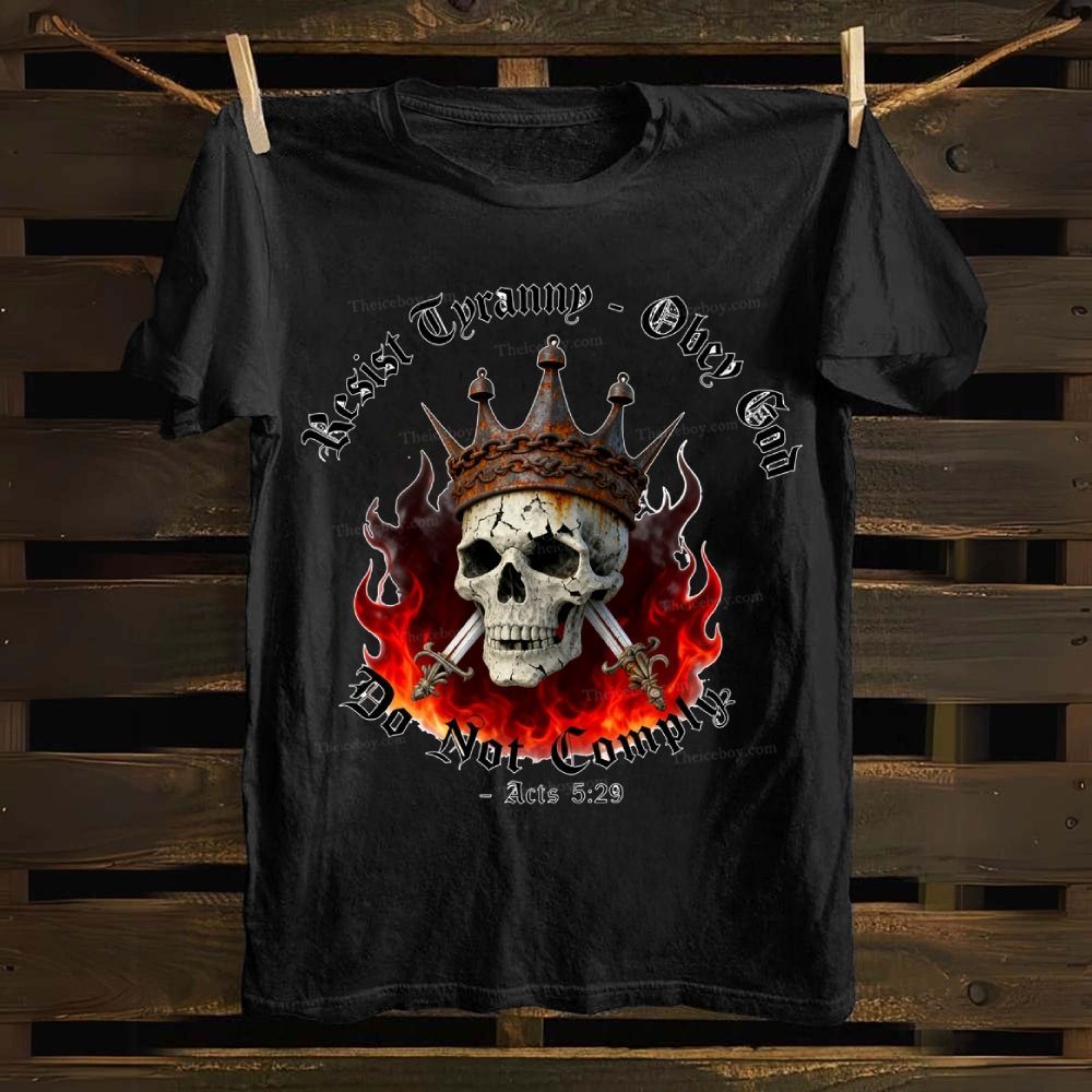 Resisting Tyranny—Obeying God Cotton T-shirt