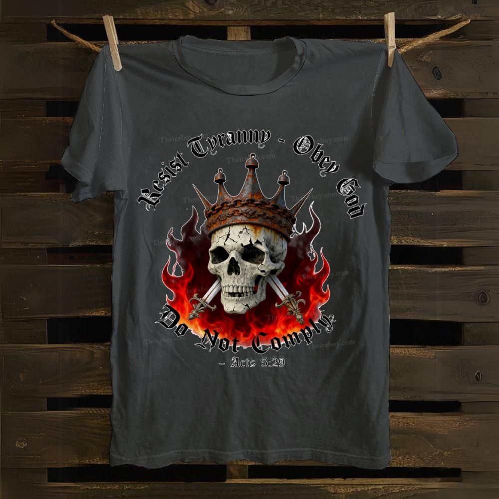 Resisting Tyranny—Obeying God Cotton T-shirt