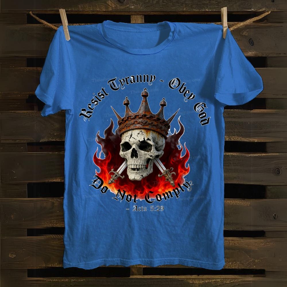 Resisting Tyranny—Obeying God Cotton T-shirt