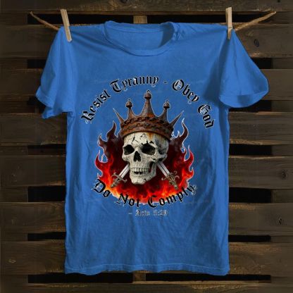Resisting Tyranny—Obeying God Cotton T-shirt