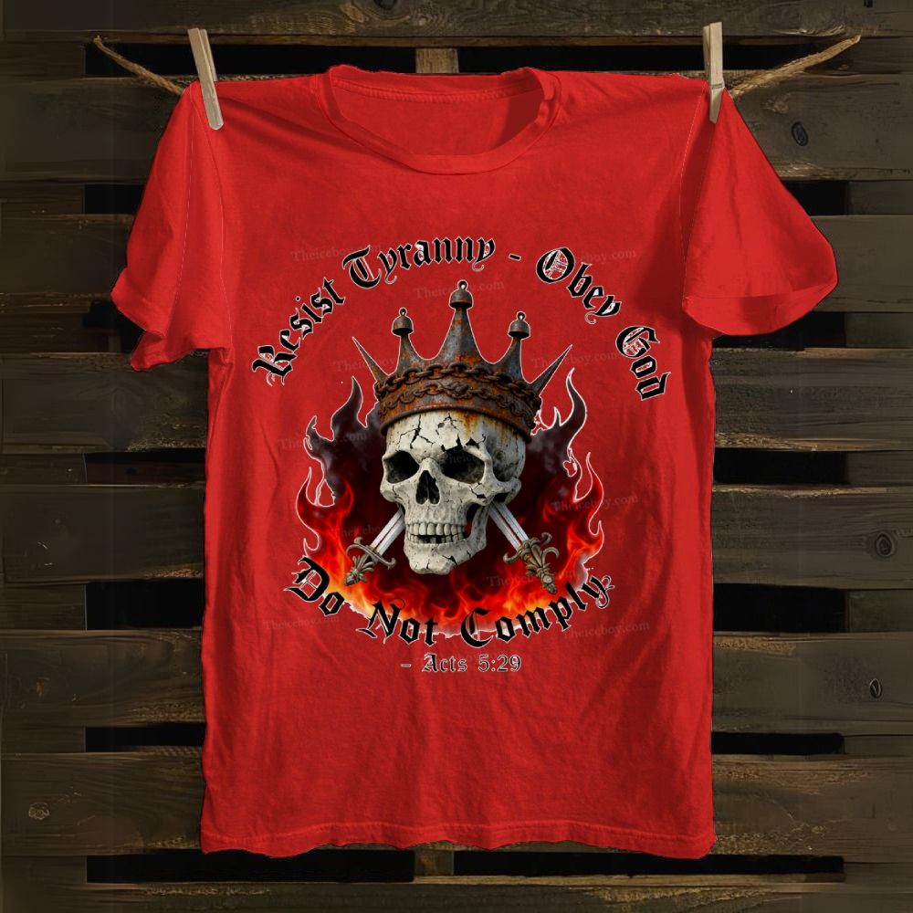 Resisting Tyranny—Obeying God Cotton T-shirt